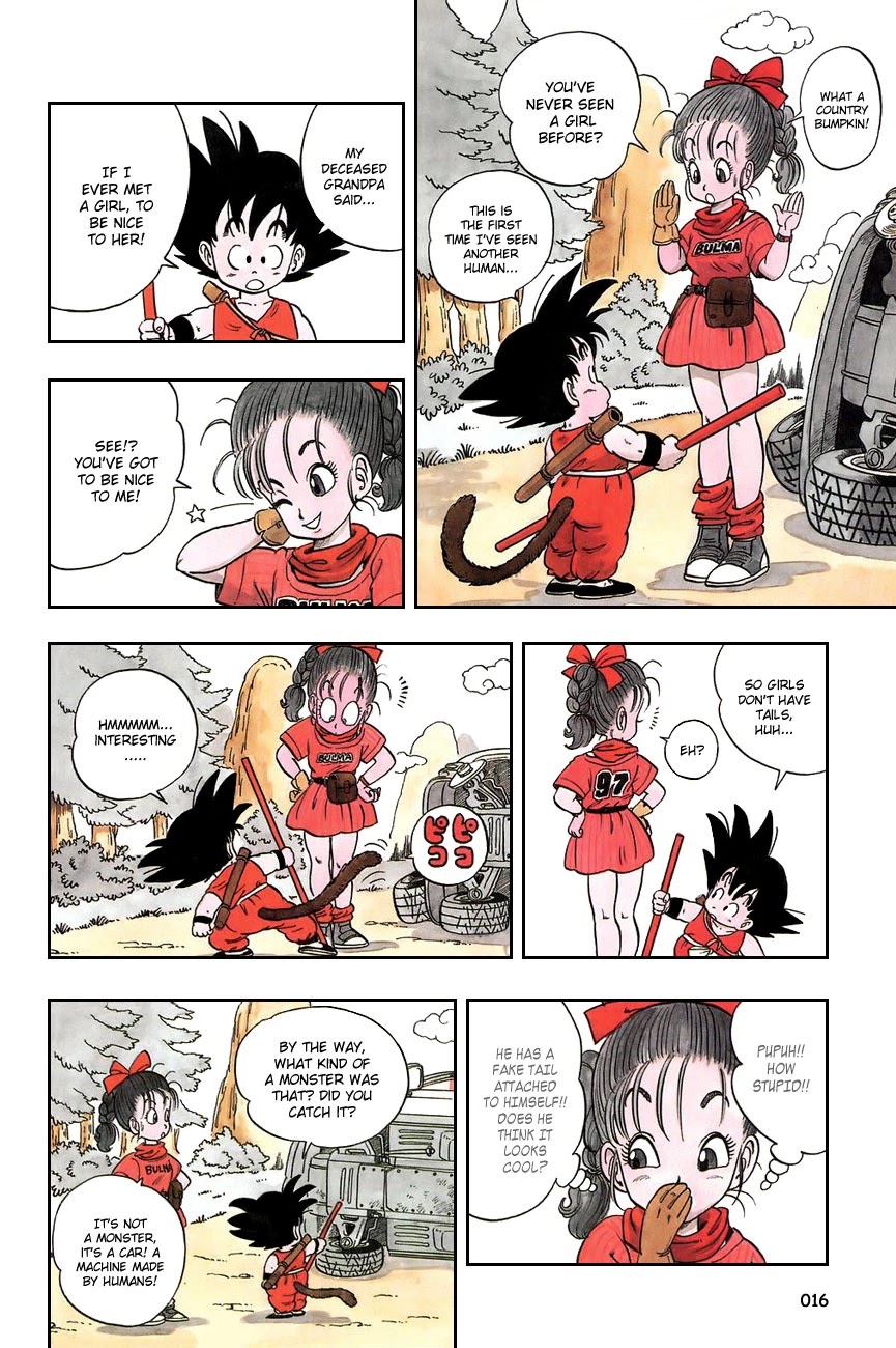 Dragon Ball Chapter 1 page 18 - Chapter 1: Bloomers and the Monkey King (Bulma and Son Goku)