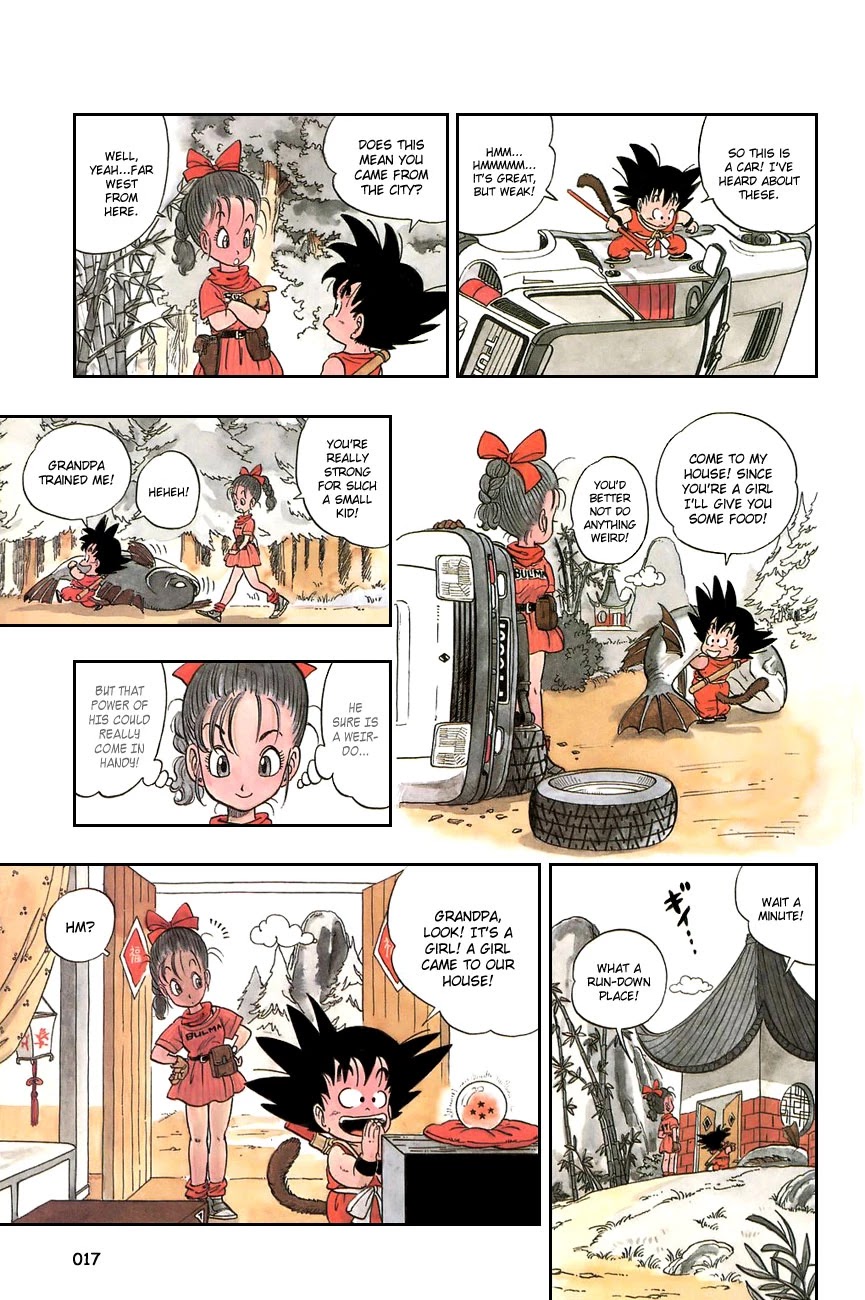 Dragon Ball Chapter 1 page 19 - Chapter 1: Bloomers and the Monkey King (Bulma and Son Goku)