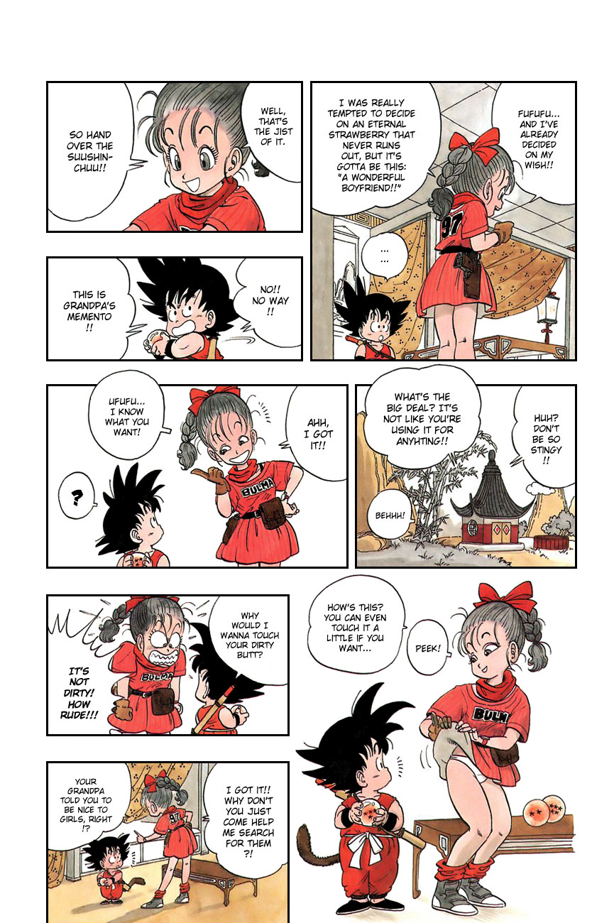 Dragon Ball Chapter 1 page 23 - Chapter 1: Bloomers and the Monkey King (Bulma and Son Goku)