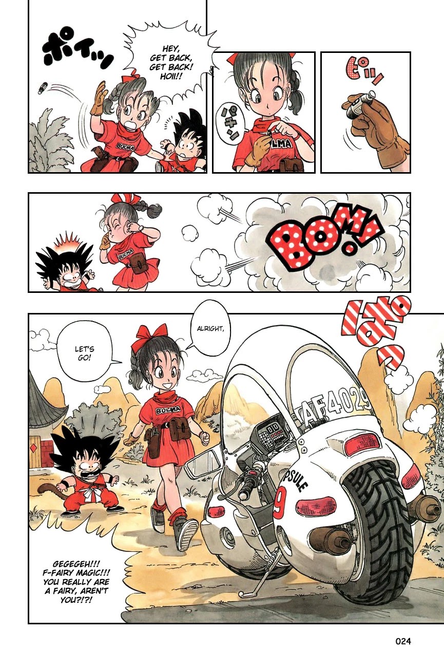Dragon Ball Chapter 1 page 26 - Chapter 1: Bloomers and the Monkey King (Bulma and Son Goku)