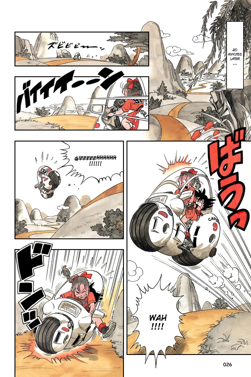Dragon Ball Chapter 1 page 28 - Chapter 1: Bloomers and the Monkey King (Bulma and Son Goku)