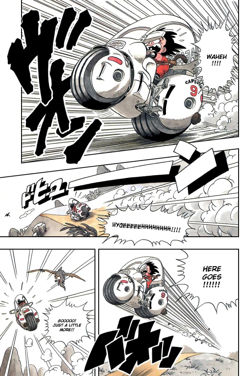 Dragon Ball Chapter 1 page 33 - Chapter 1: Bloomers and the Monkey King (Bulma and Son Goku)