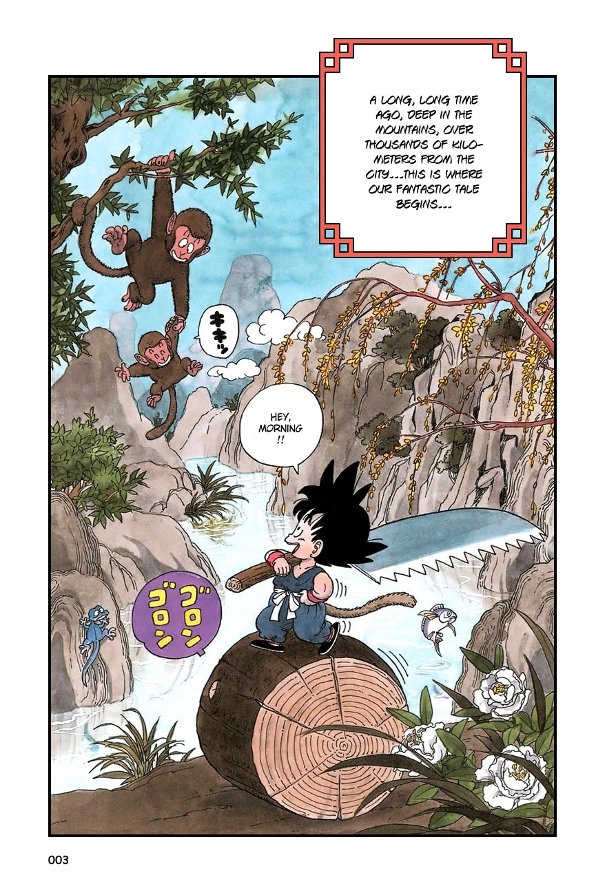 Dragon Ball Chapter 1 page 5 - Chapter 1: Bloomers and the Monkey King (Bulma and Son Goku)