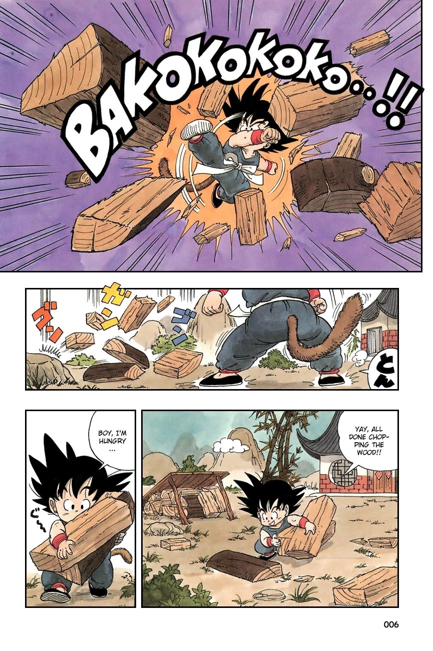 Dragon Ball Chapter 1 page 8 - Chapter 1: Bloomers and the Monkey King (Bulma and Son Goku)