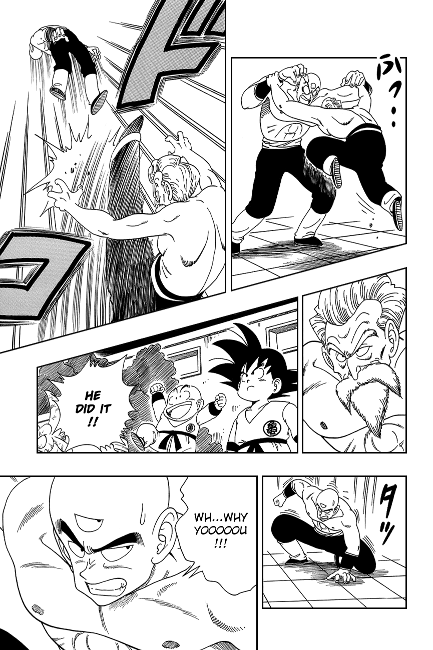 Dragon Ball Chapter 123 page 12 - Chapter 123: Tenshinhan vs. Jackie Chun