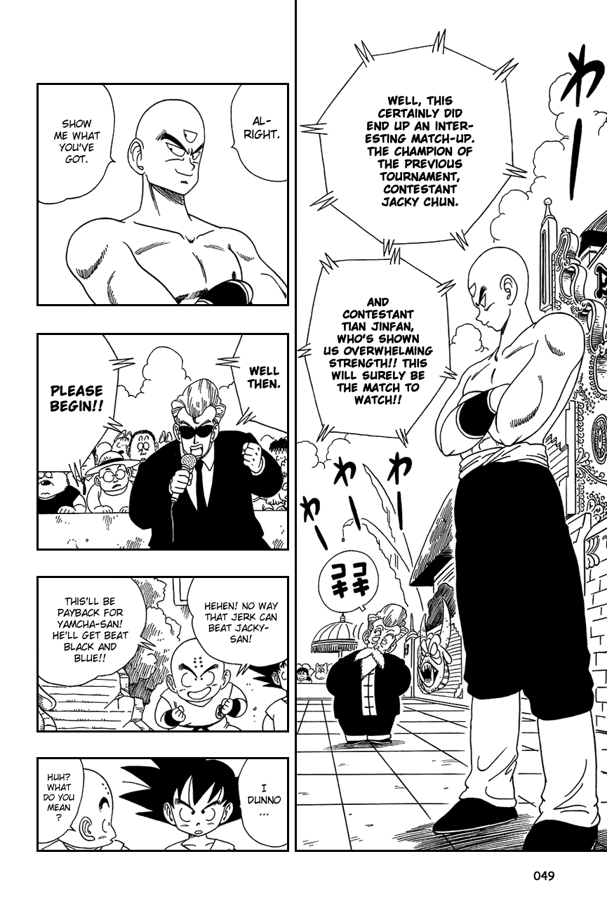 Dragon Ball Chapter 123 page 3 - Chapter 123: Tenshinhan vs. Jackie Chun