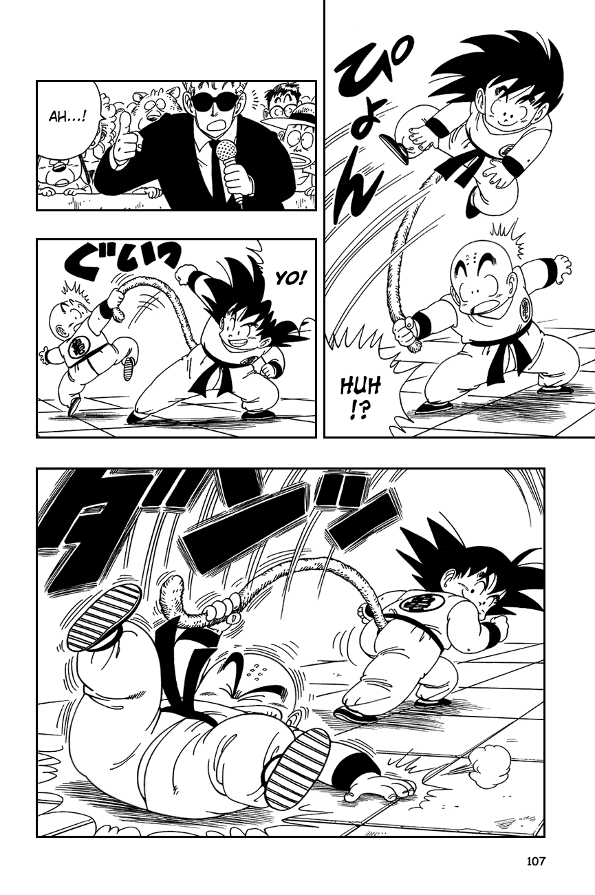Dragon Ball Chapter 127 page 4 - Chapter 127: Goku vs. Kuririn, Part 3