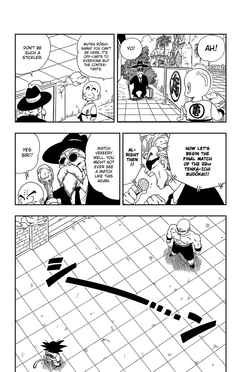 Dragon Ball Chapter 128 page 4 - Chapter 128: Goku vs. Tenshinhan