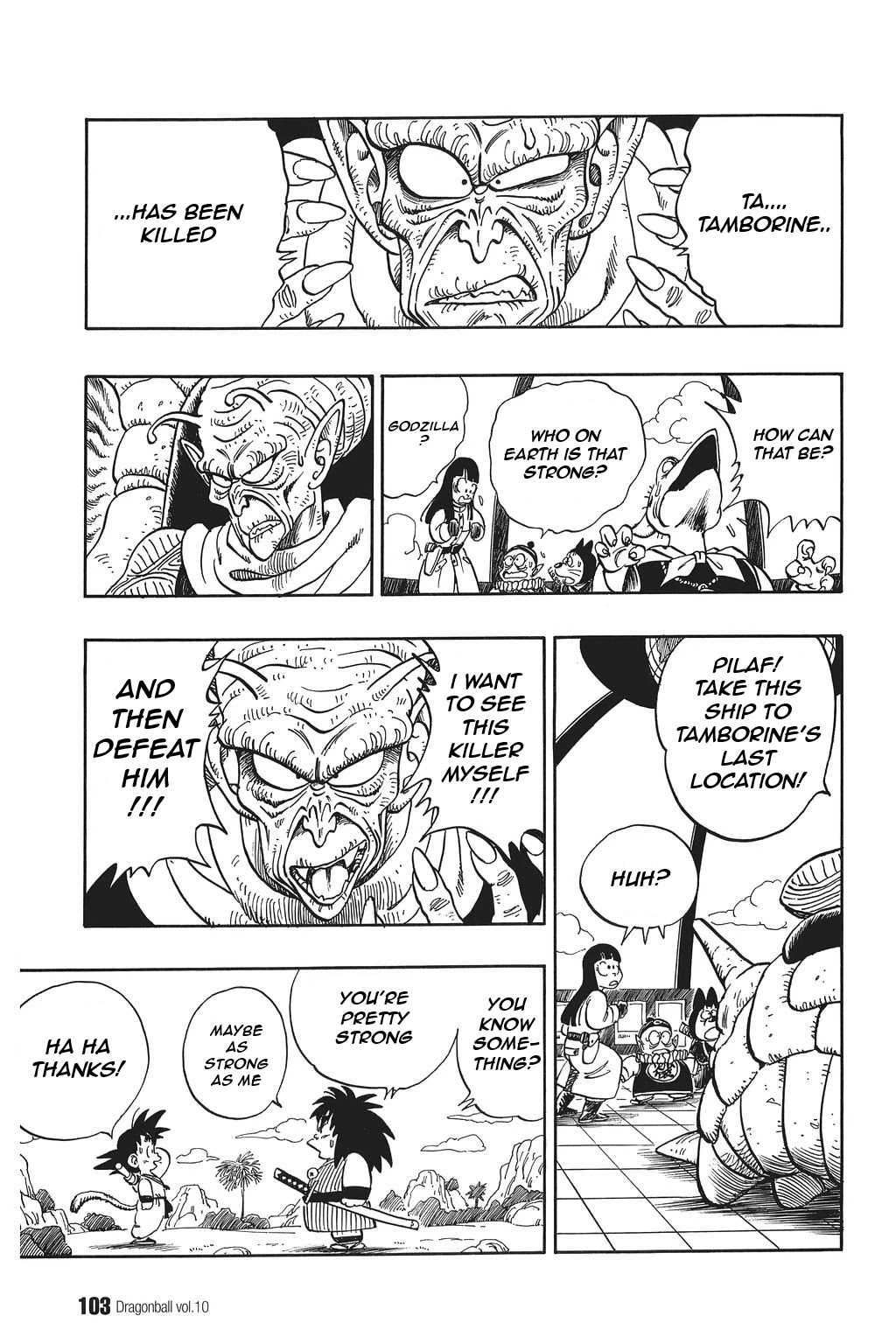 Dragon Ball Chapter 141 page 15 - Chapter 141: Goku vs. Tambourine