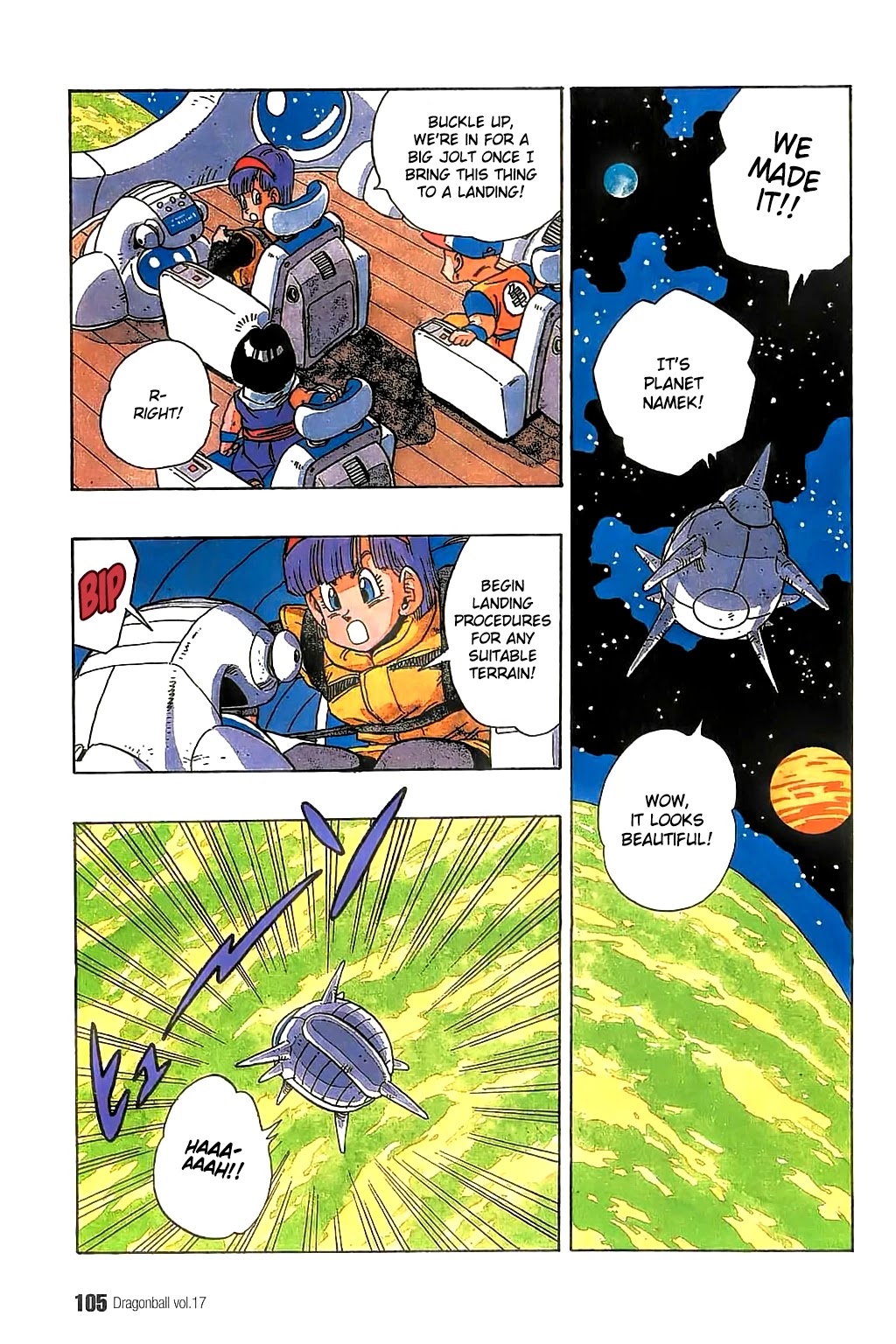 Dragon Ball Chapter 247 page 1 - Chapter 247: Planet Namek, Cold and Dark