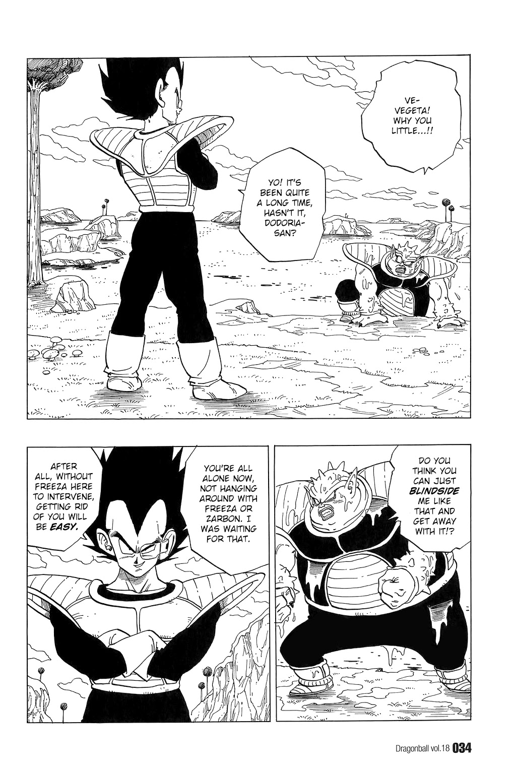 Dragon Ball Chapter 257 page 1 - Chapter 257: Vegeta vs. Dodoria