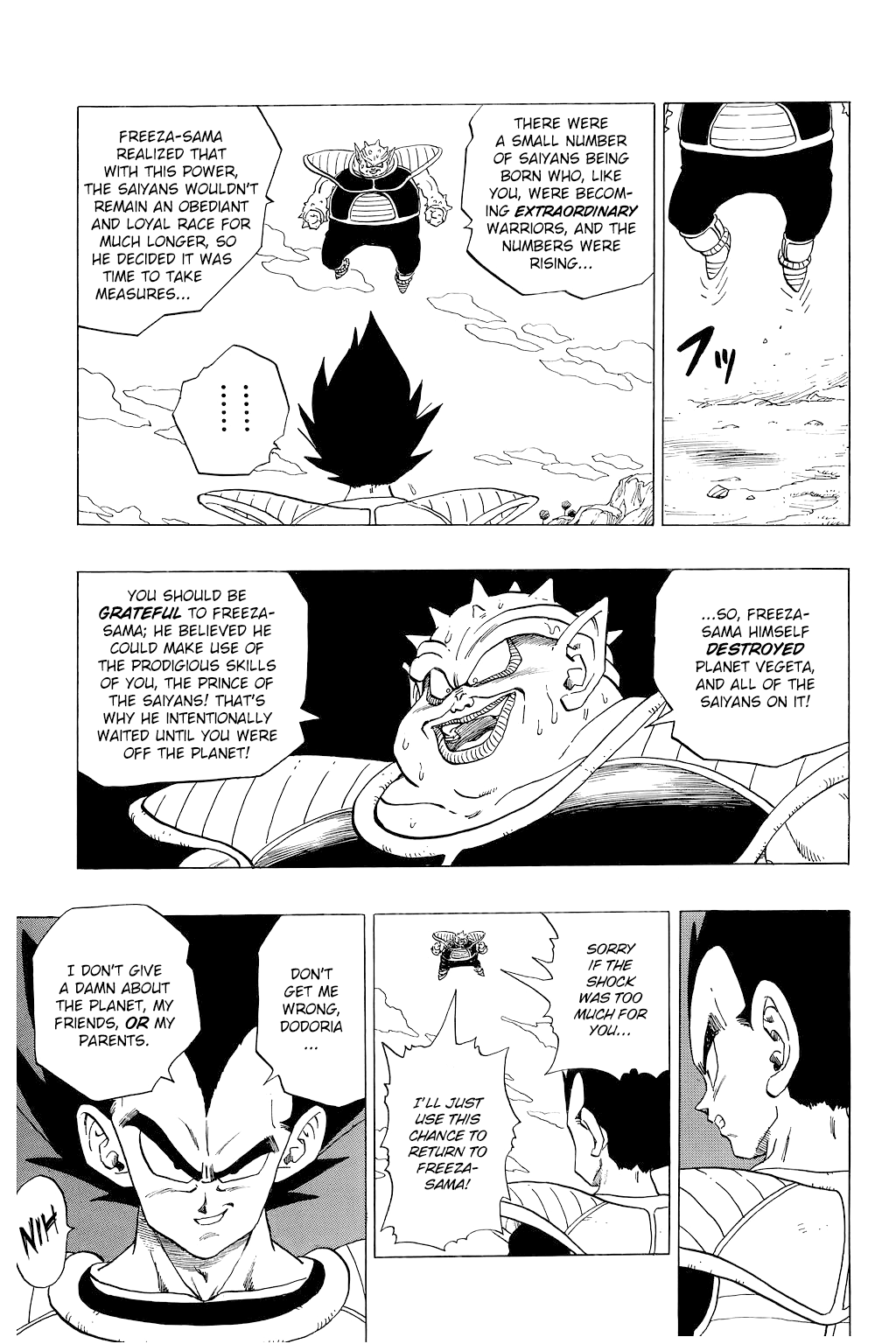 Dragon Ball Chapter 257 page 12 - Chapter 257: Vegeta vs. Dodoria