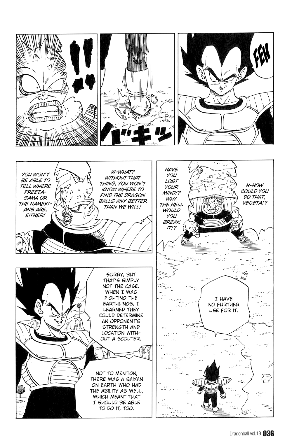 Dragon Ball Chapter 257 page 3 - Chapter 257: Vegeta vs. Dodoria
