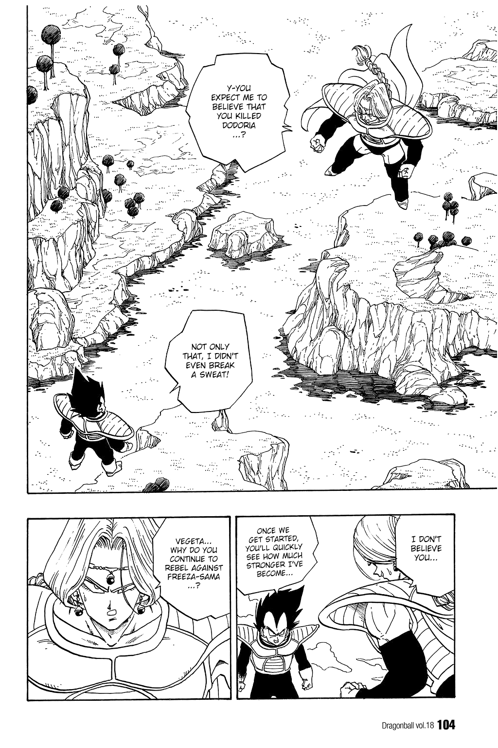 Dragon Ball Chapter 262 page 1 - Chapter 262: Vegeta vs. Zarbon