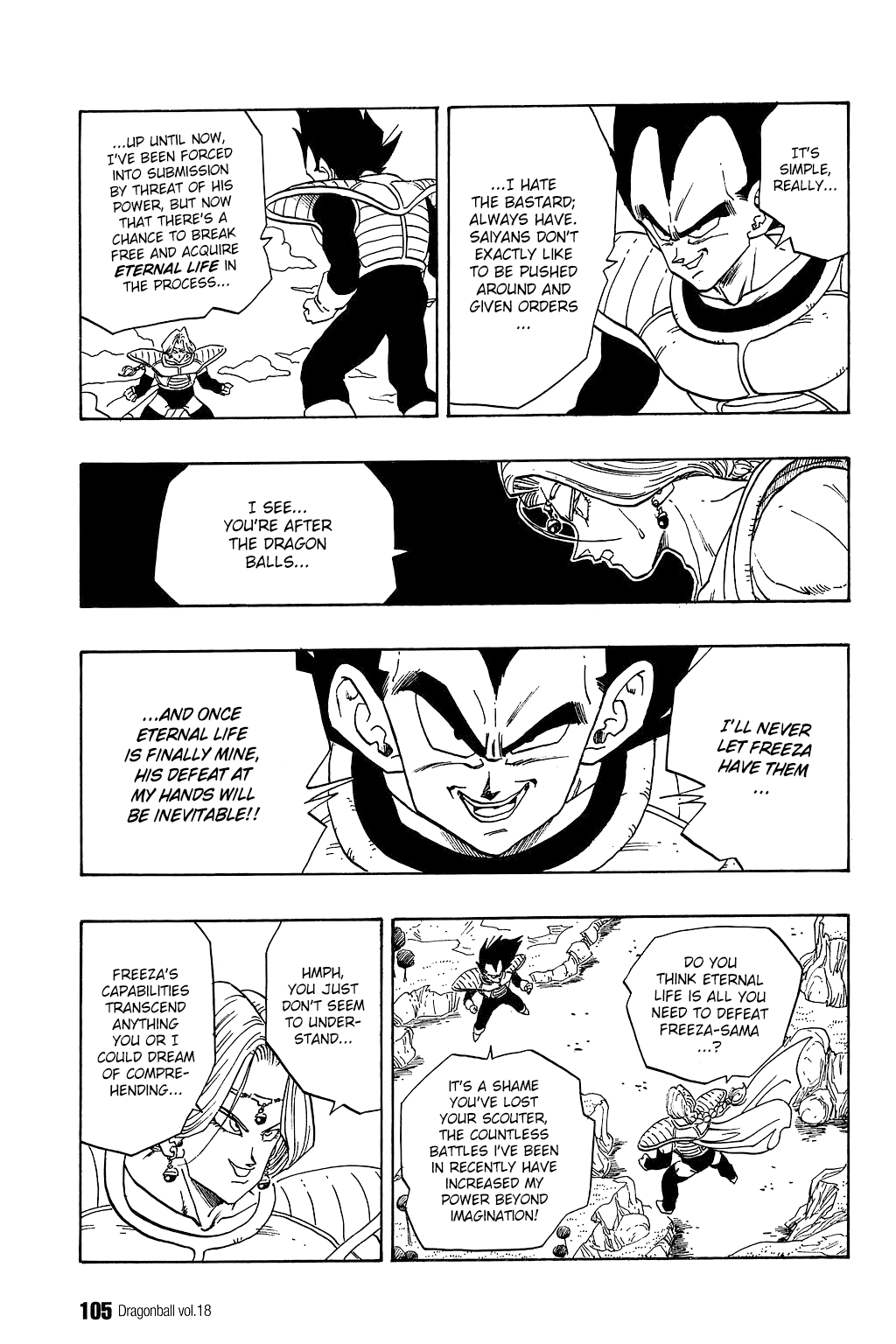 Dragon Ball Chapter 262 page 2 - Chapter 262: Vegeta vs. Zarbon