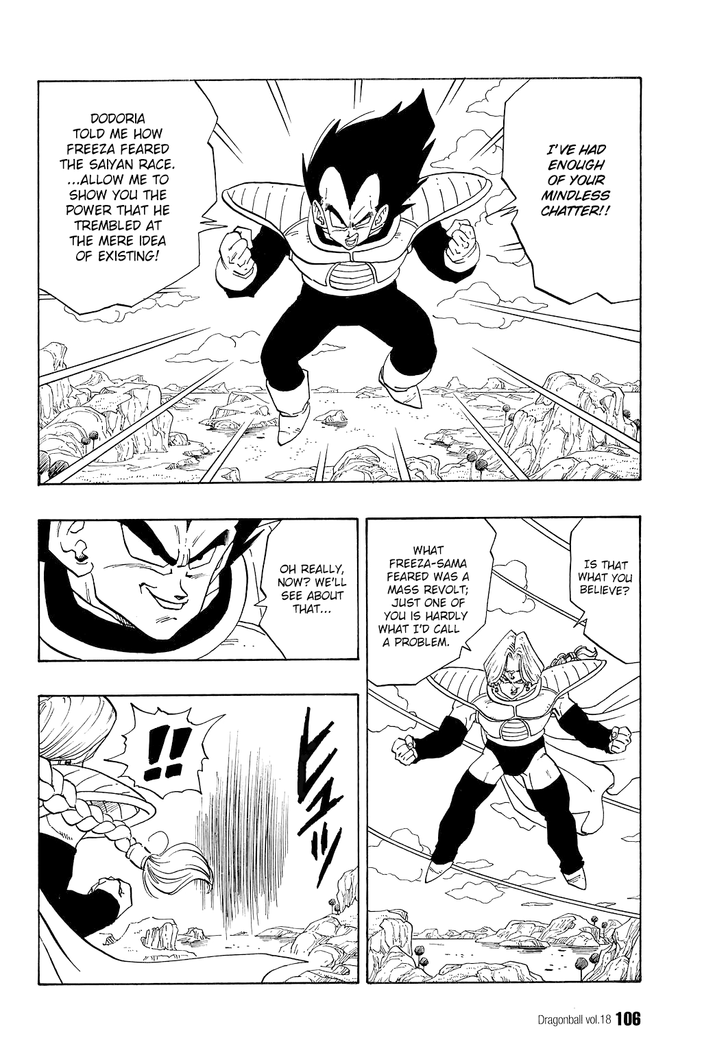 Dragon Ball Chapter 262 page 3 - Chapter 262: Vegeta vs. Zarbon