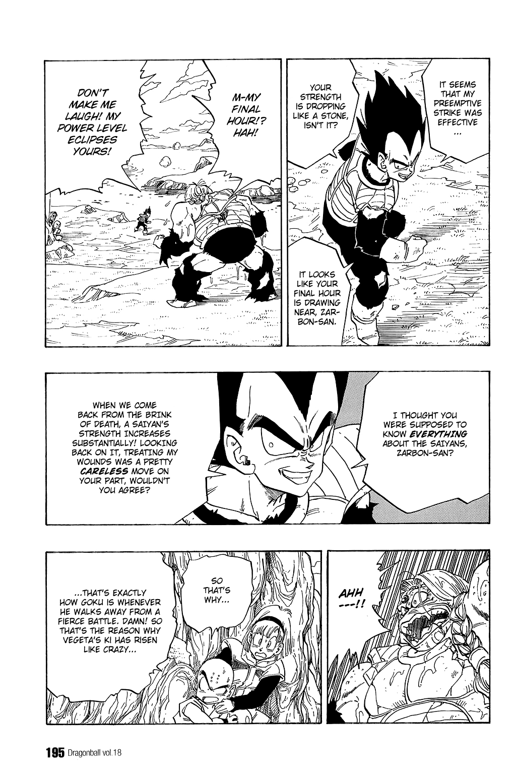 Dragon Ball Chapter 268 page 8 - Chapter 268: Vegeta in Overdrive!
