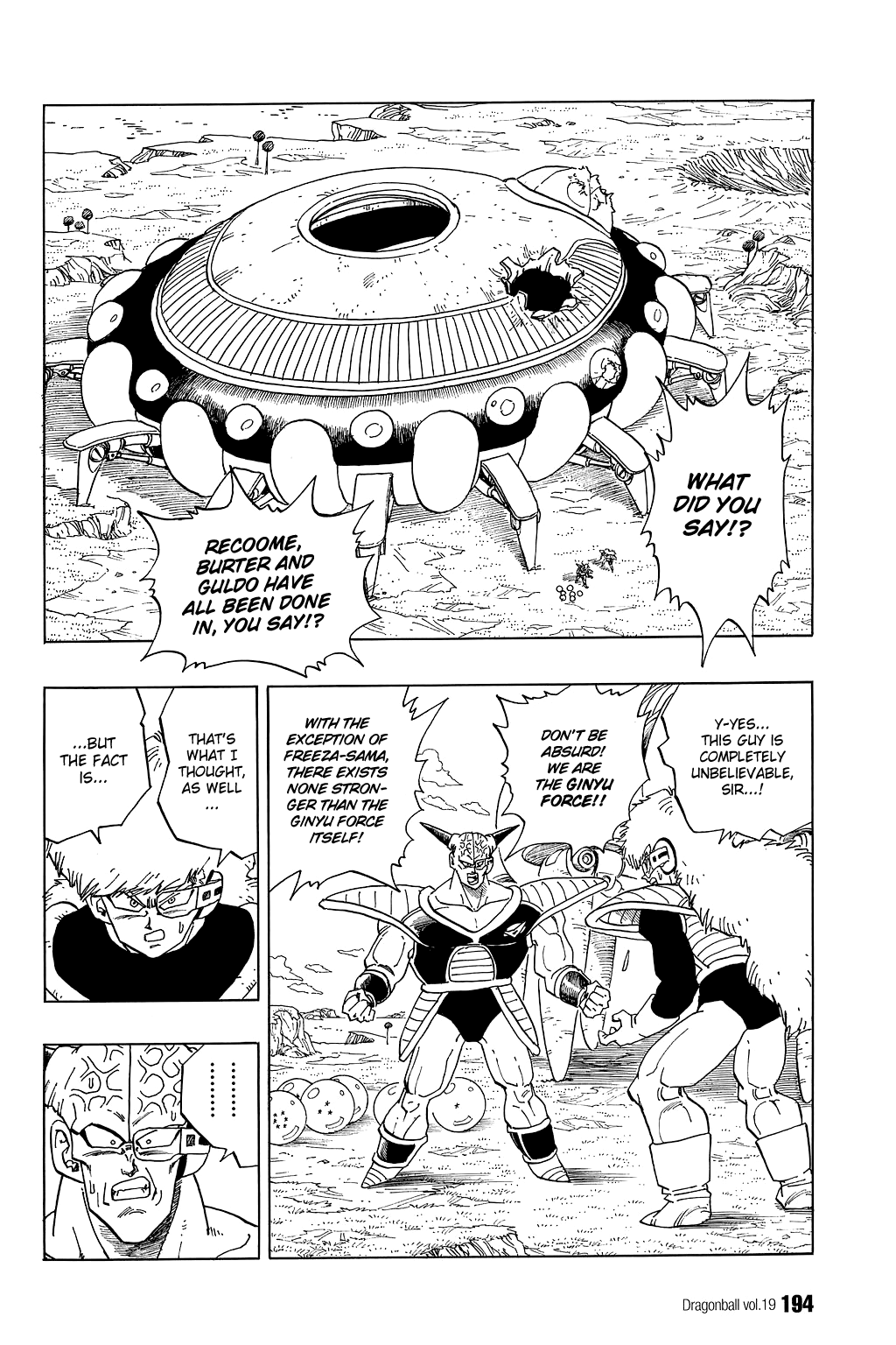 Dragon Ball Chapter 283 page 3 - Chapter 283: Ginyu Steps In