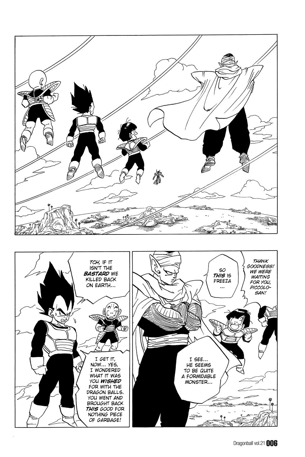 Dragon Ball Chapter 300 page 6 - Chapter 300: Freeza vs. Piccolo