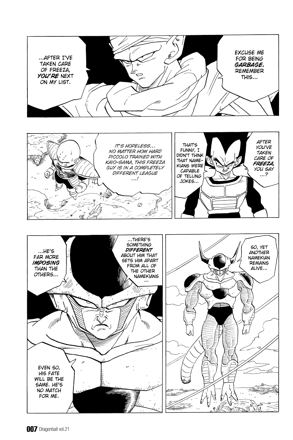 Dragon Ball Chapter 300 page 7 - Chapter 300: Freeza vs. Piccolo