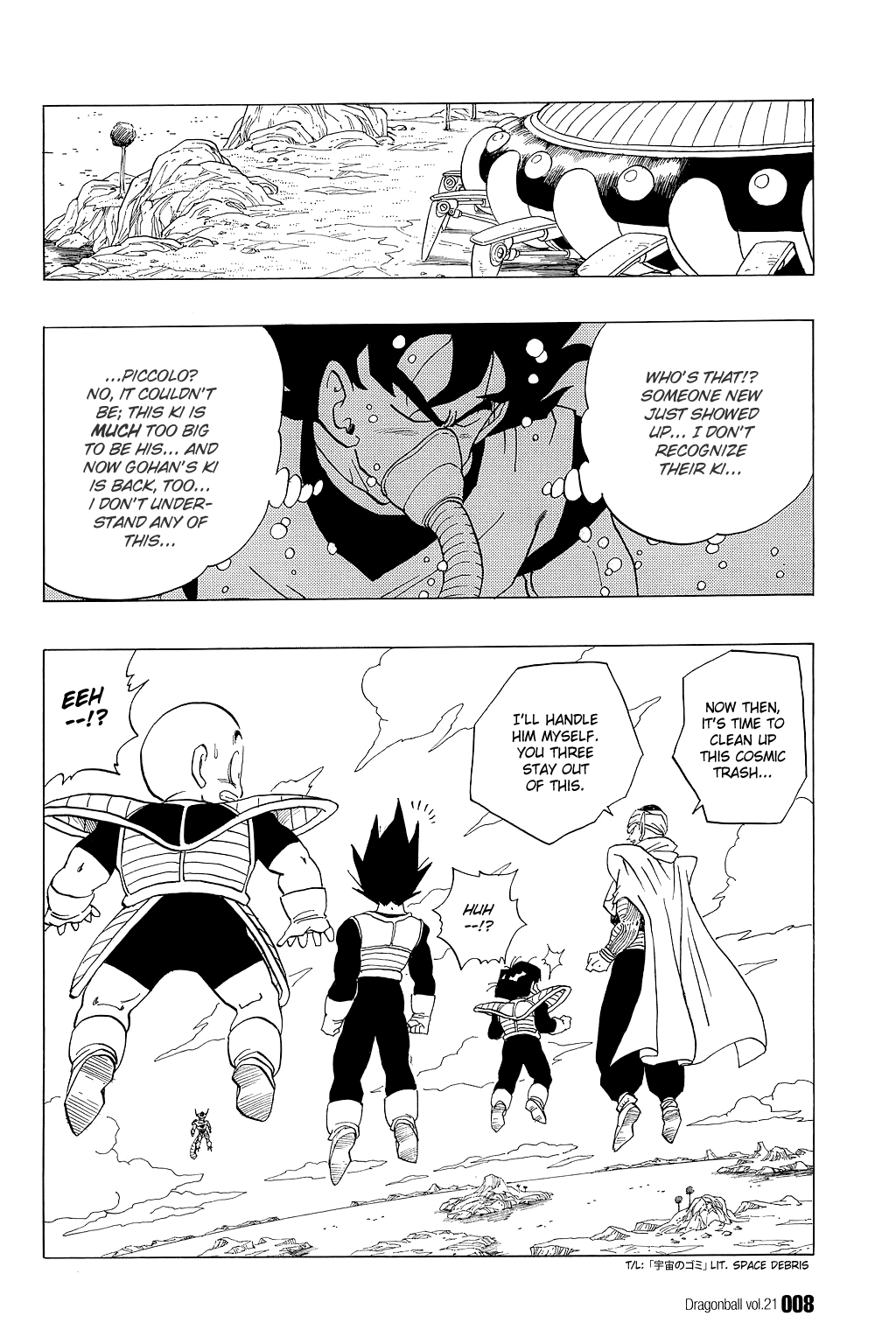 Dragon Ball Chapter 300 page 8 - Chapter 300: Freeza vs. Piccolo