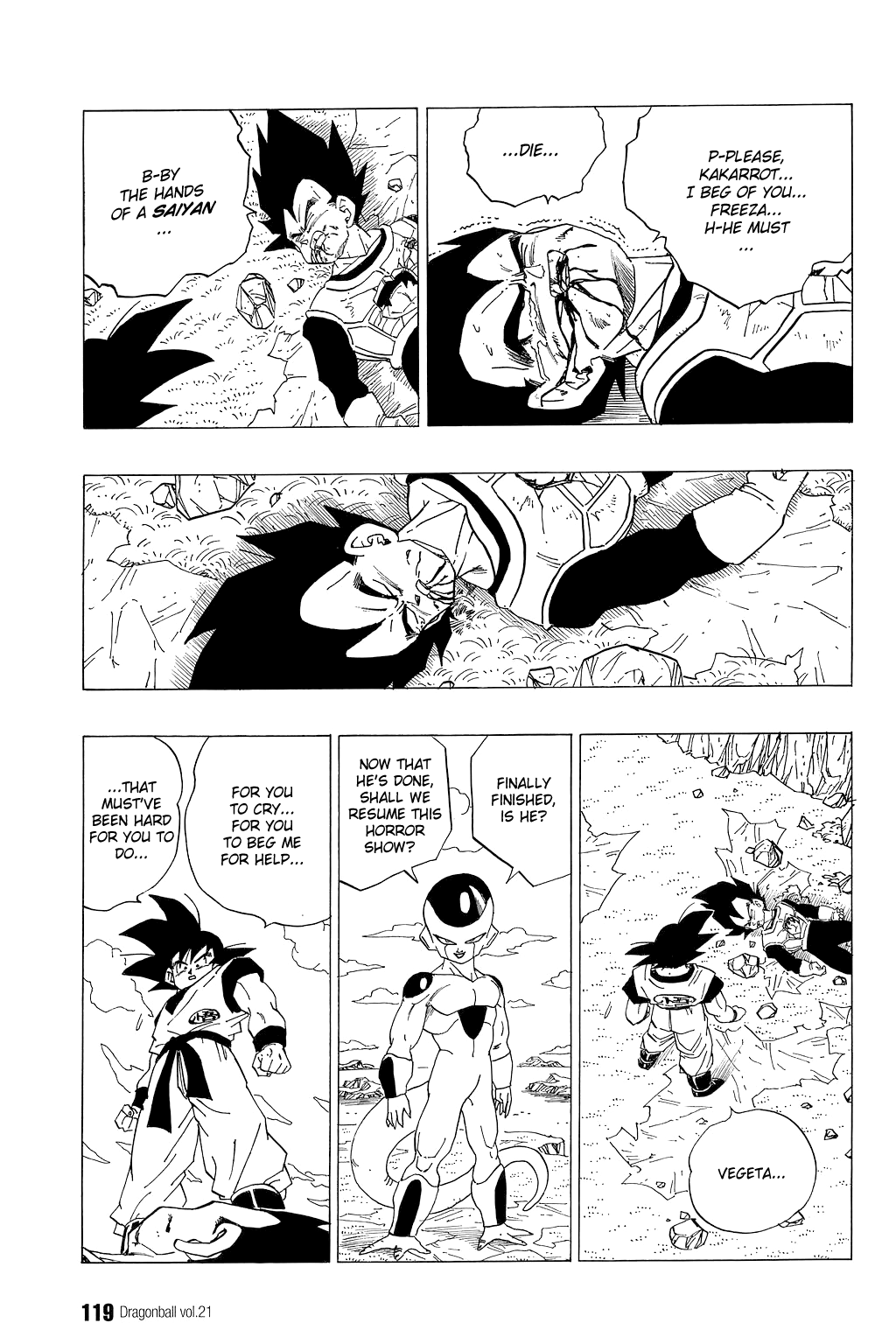 Dragon Ball Chapter 308 page 4 - Chapter 308: The Death of Vegeta