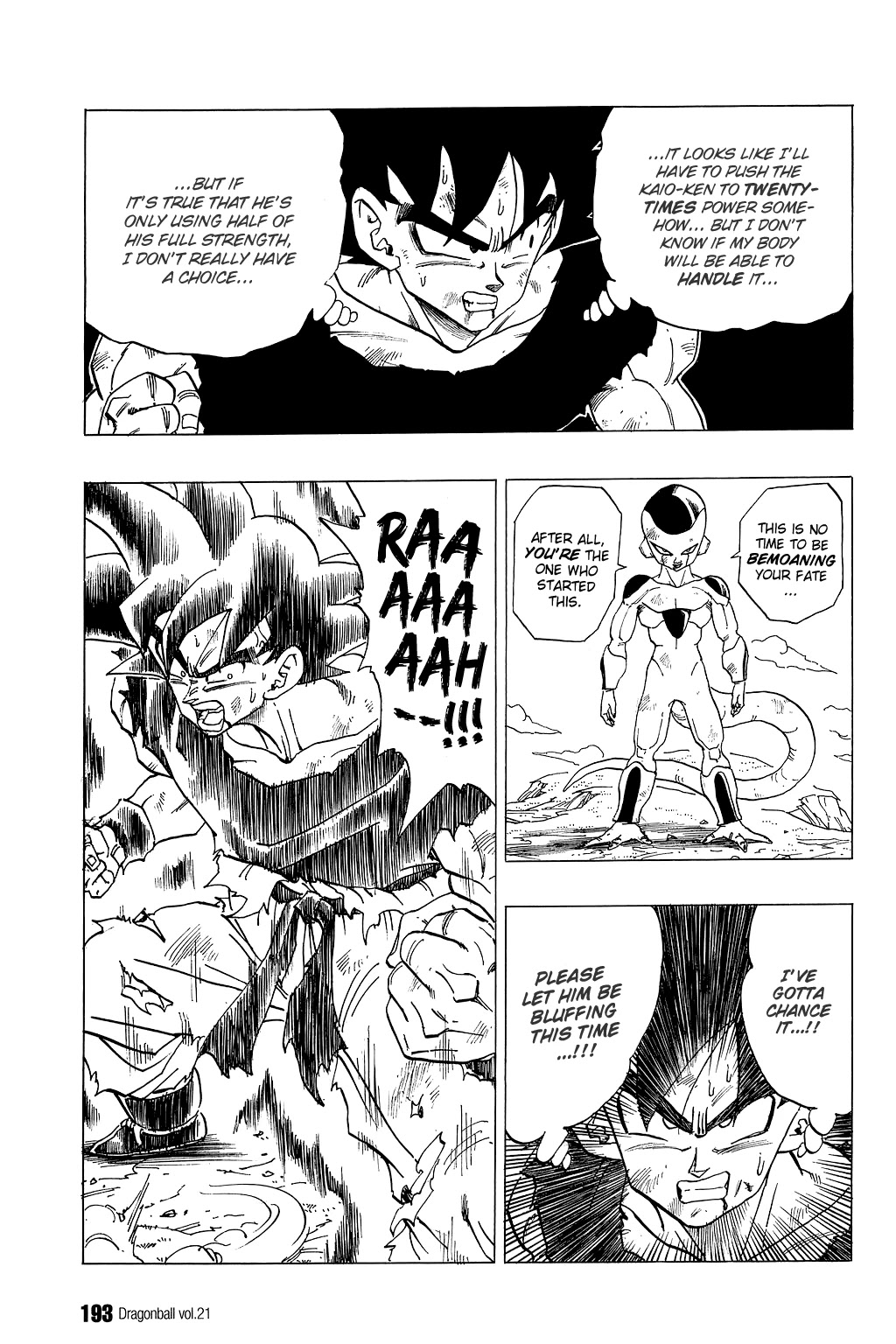 Dragon Ball Chapter 313 page 8 - Chapter 313: Kaiō-ken times 20!!!