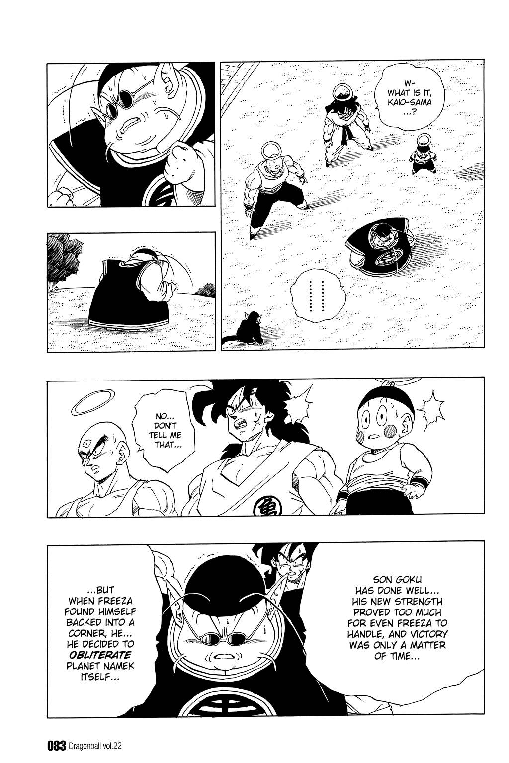 Dragon Ball Chapter 320 page 4 - Chapter 320: The End of Namek?
