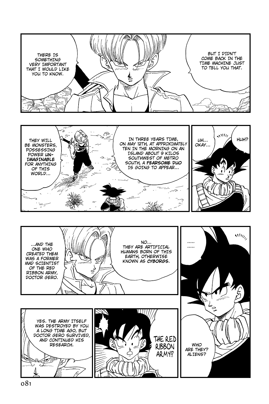 Dragon Ball Chapter 335 page 3 - Chapter 335: The Message of Terror