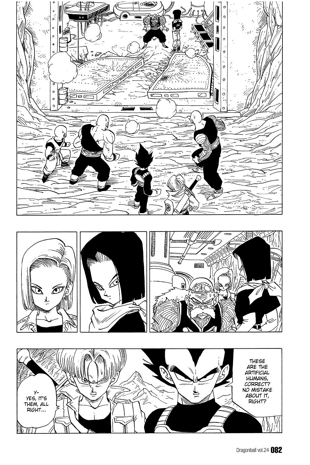Dragon Ball Chapter 350 page 4 - Chapter 350: 17, 18...16?