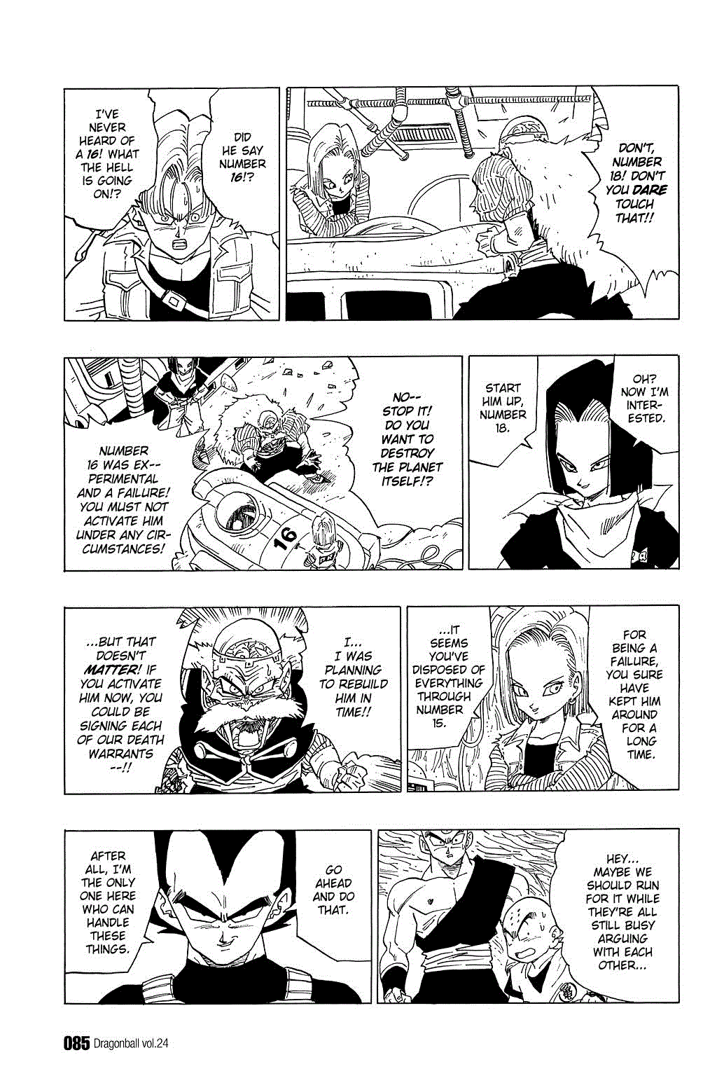 Dragon Ball Chapter 350 page 7 - Chapter 350: 17, 18...16?