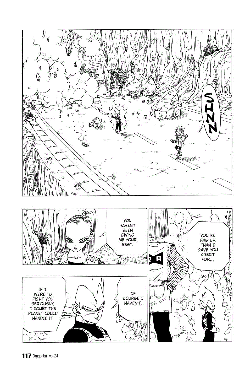 Dragon Ball Chapter 352 page 10 - Chapter 352: Vegeta vs. Android 18