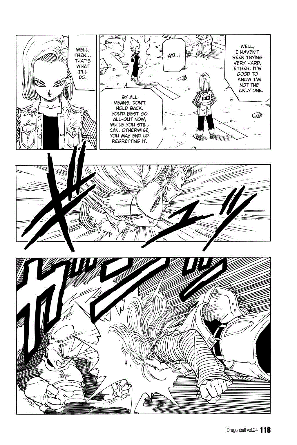 Dragon Ball Chapter 352 page 11 - Chapter 352: Vegeta vs. Android 18