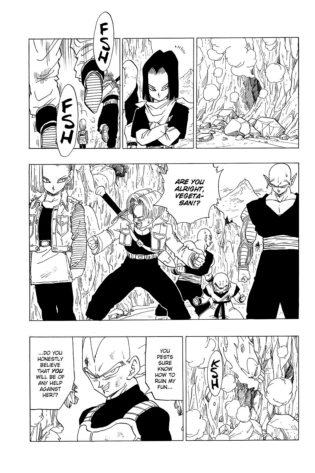 Dragon Ball Chapter 352 page 14 - Chapter 352: Vegeta vs. Android 18
