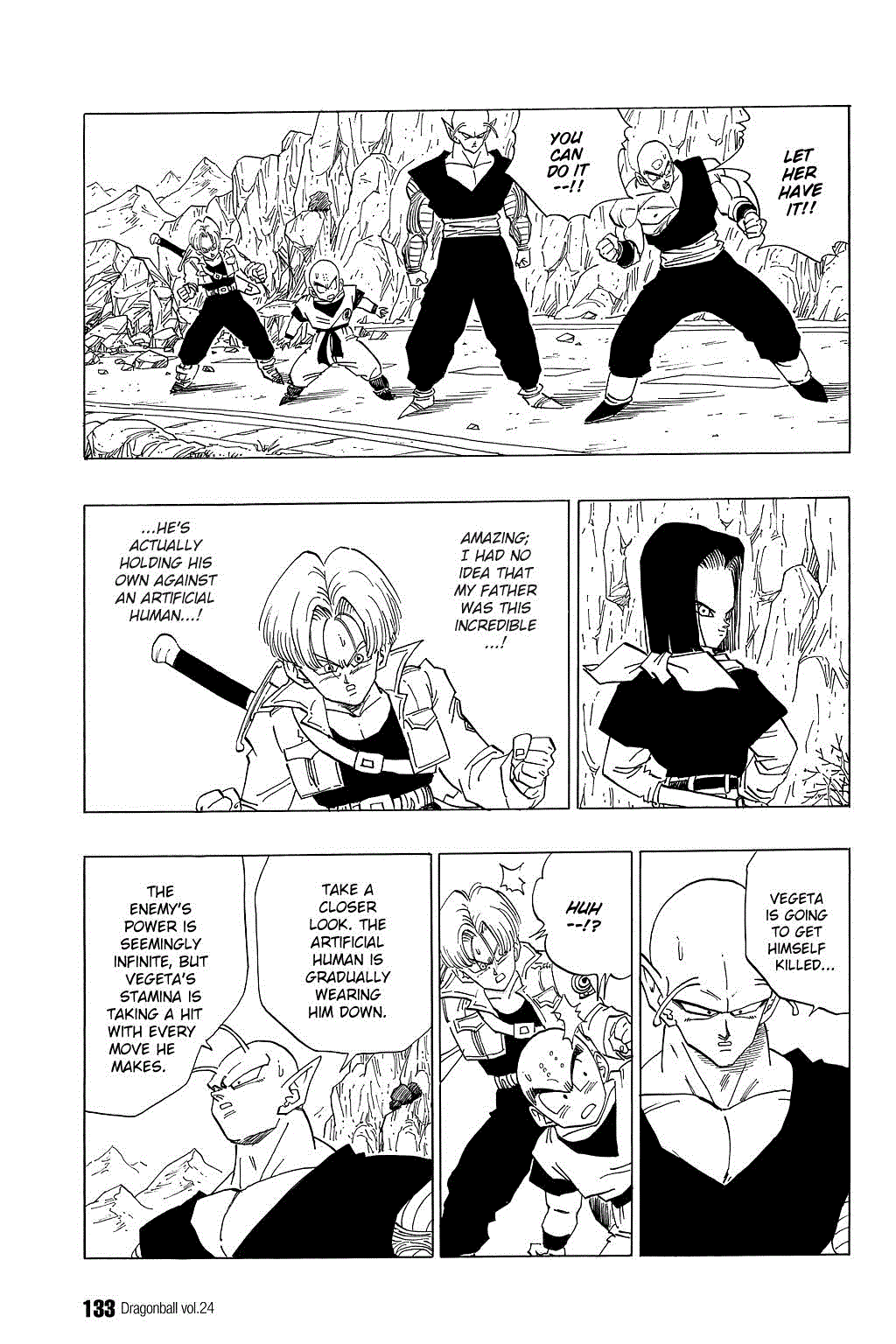 Dragon Ball Chapter 353 page 11 - Chapter 353: Vegeta vs. Android 18, Round Two