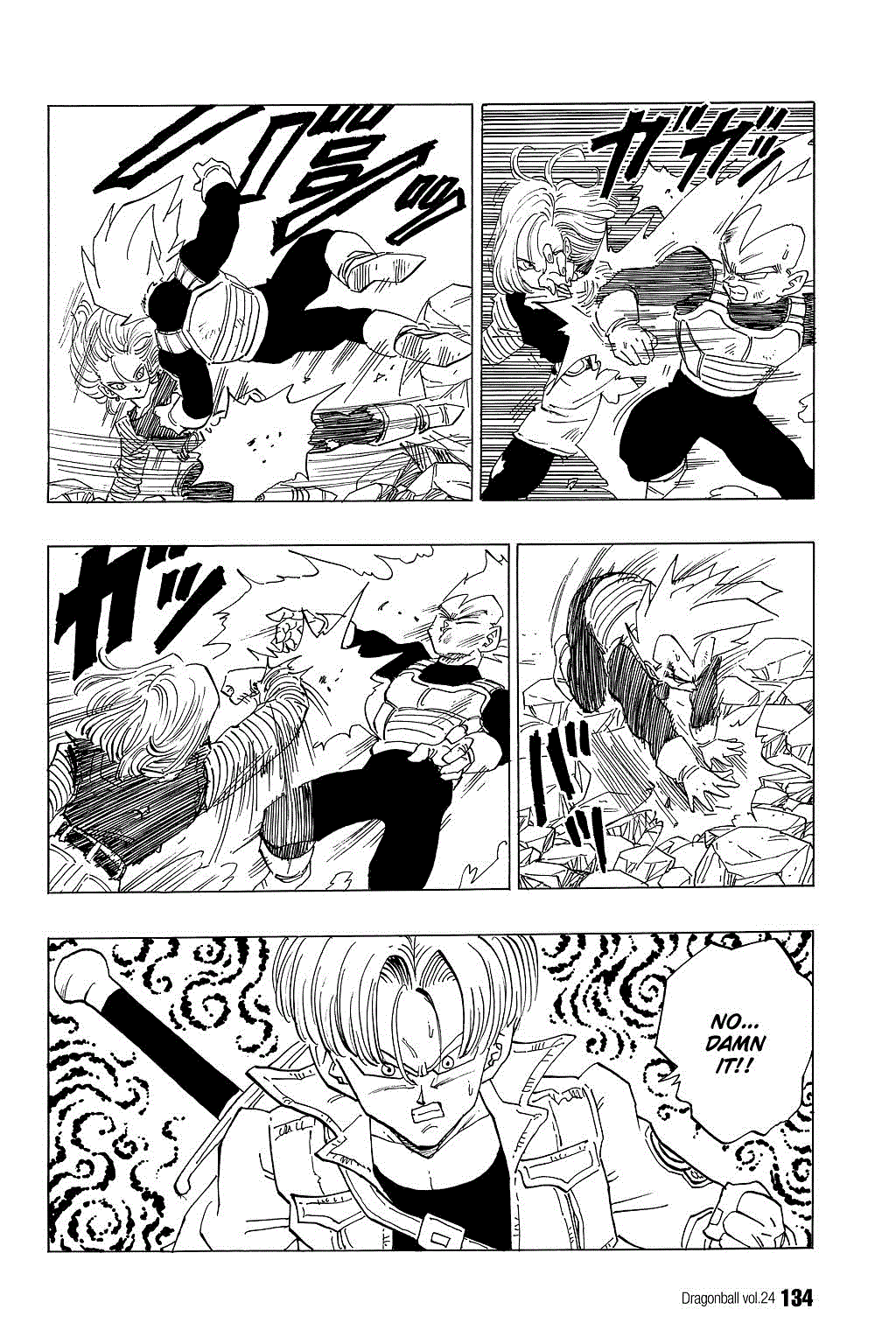 Dragon Ball Chapter 353 page 12 - Chapter 353: Vegeta vs. Android 18, Round Two
