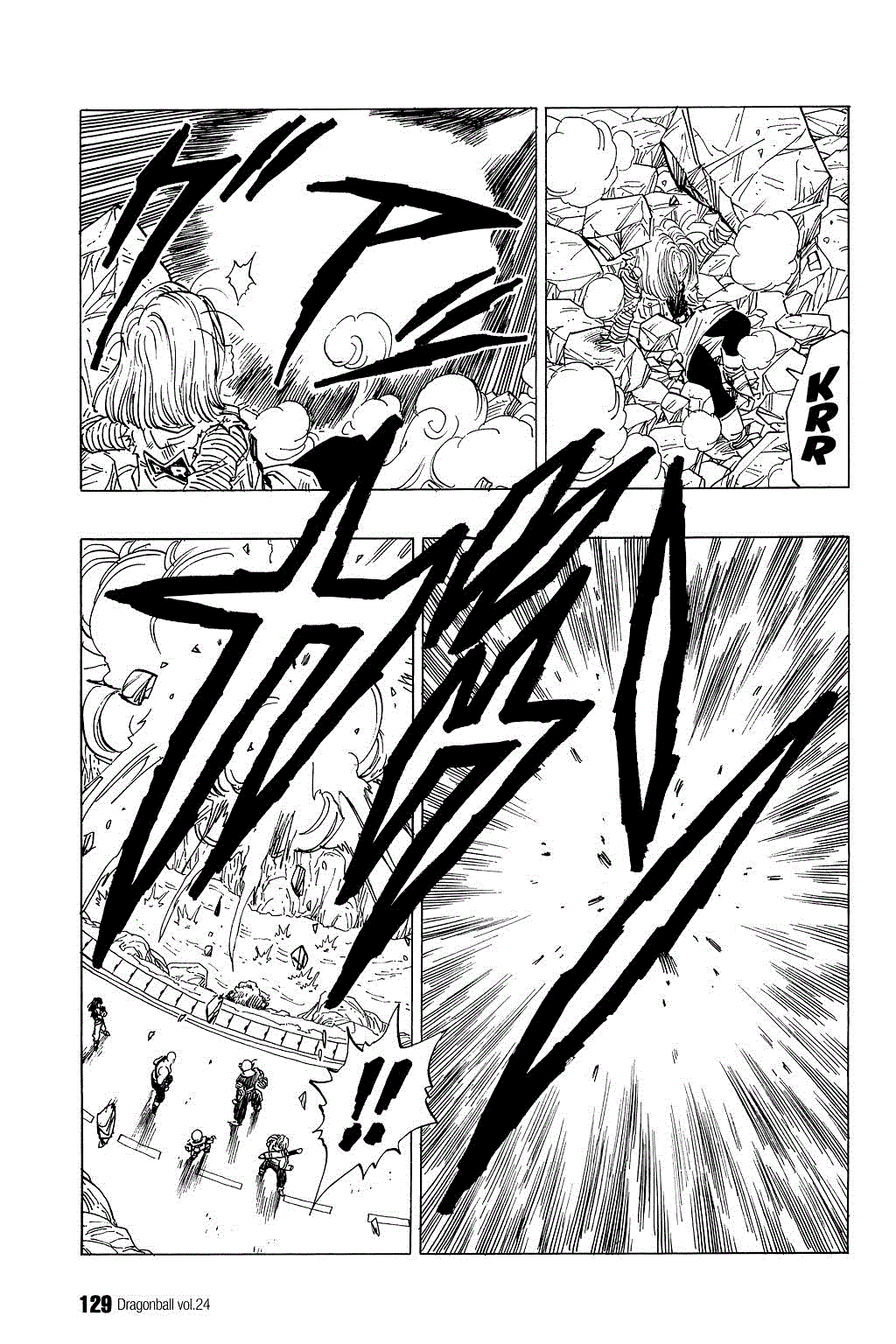 Dragon Ball Chapter 353 page 8 - Chapter 353: Vegeta vs. Android 18, Round Two
