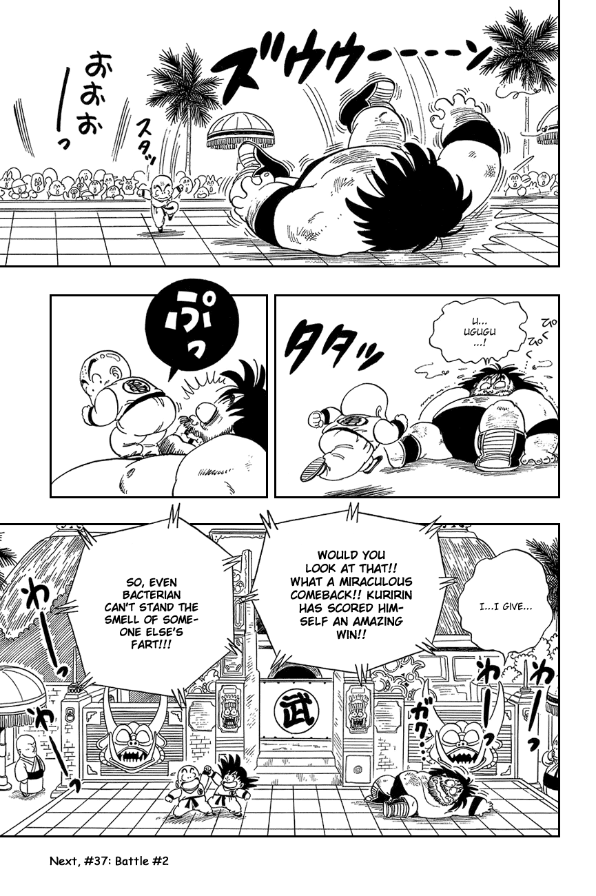 Dragon Ball Chapter 36 page 15 - Chapter 36: Match No. 1