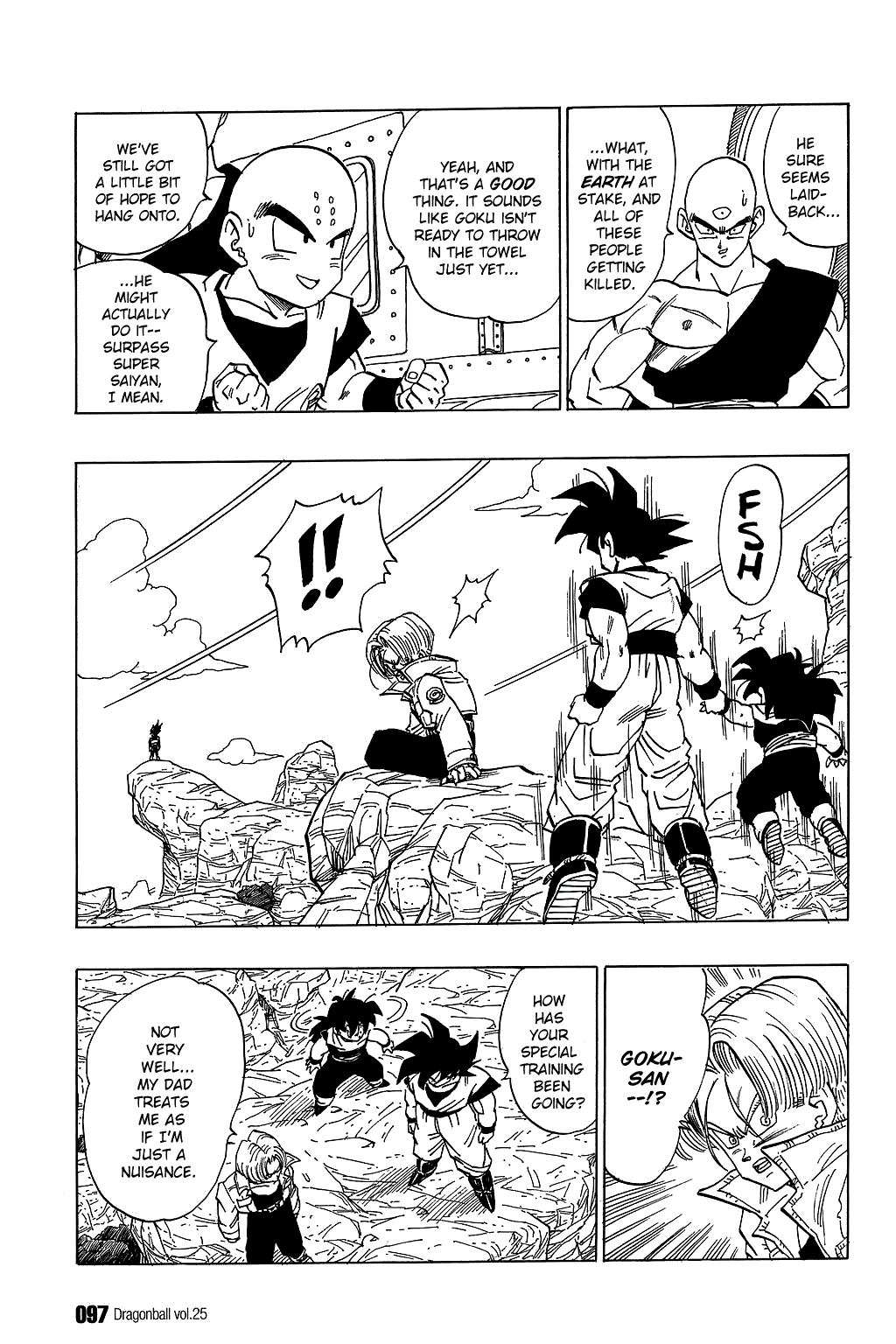 Dragon Ball Chapter 366 page 5 - Chapter 366: The Super Saiyans' Training