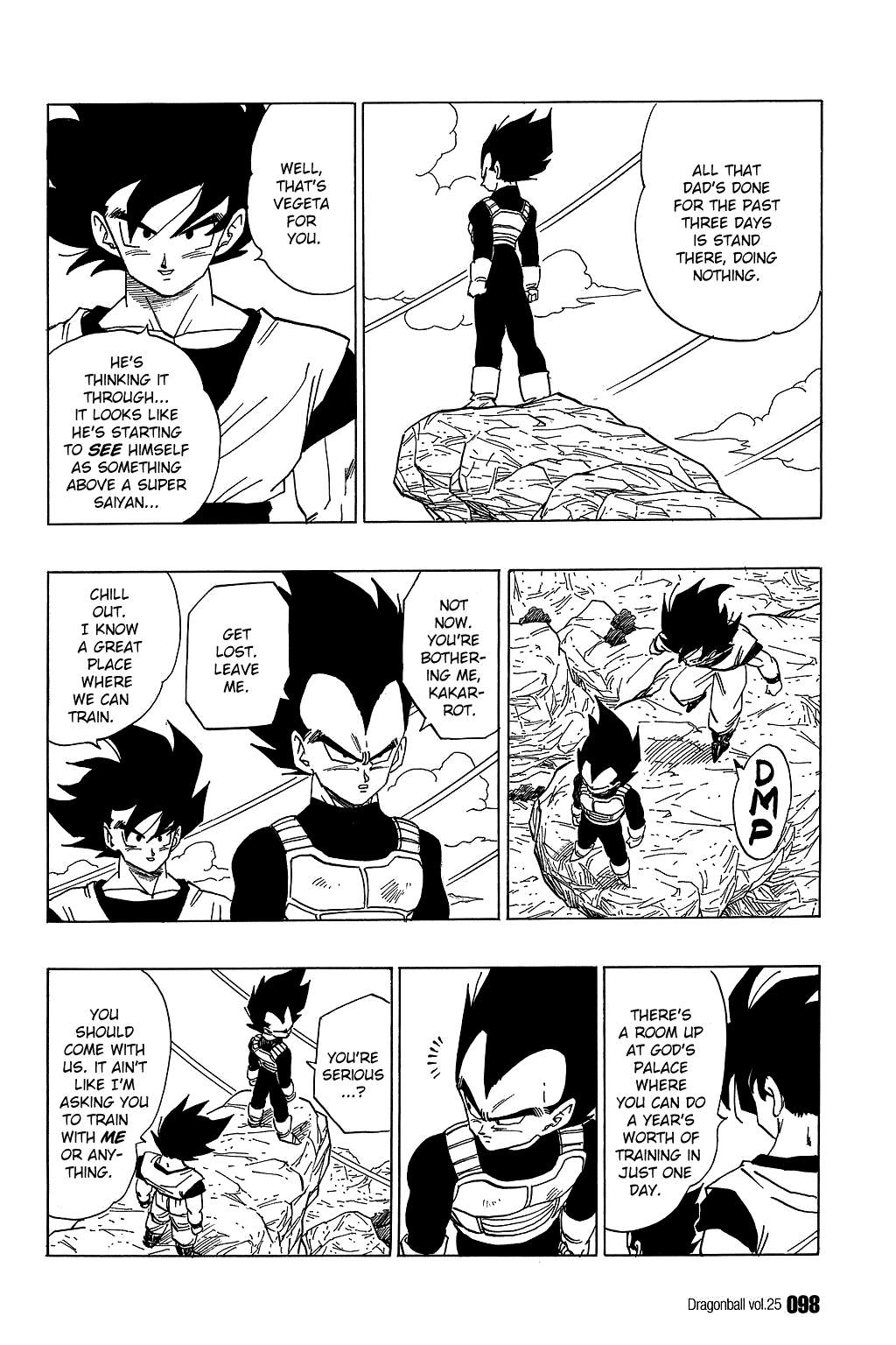 Dragon Ball Chapter 366 page 6 - Chapter 366: The Super Saiyans' Training