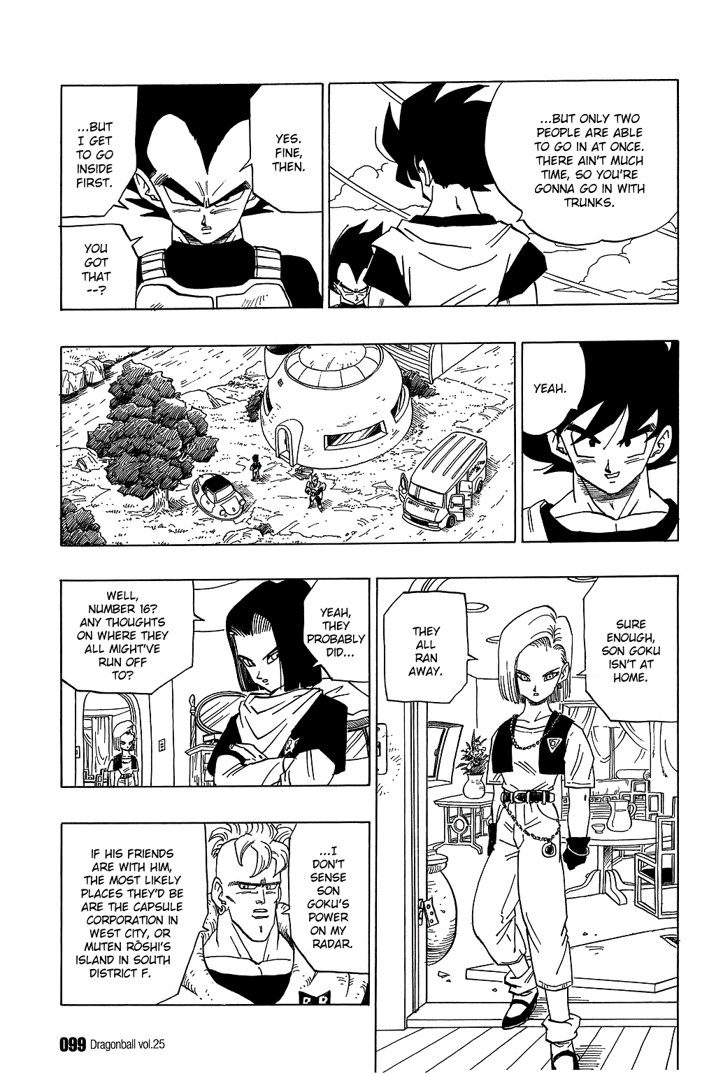 Dragon Ball Chapter 366 page 7 - Chapter 366: The Super Saiyans' Training