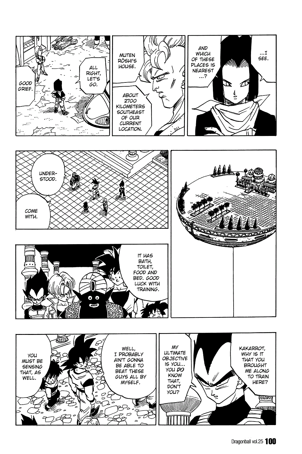 Dragon Ball Chapter 366 page 8 - Chapter 366: The Super Saiyans' Training