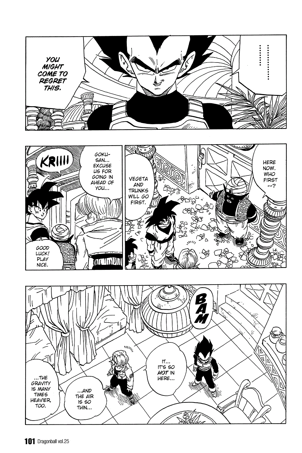 Dragon Ball Chapter 366 page 9 - Chapter 366: The Super Saiyans' Training
