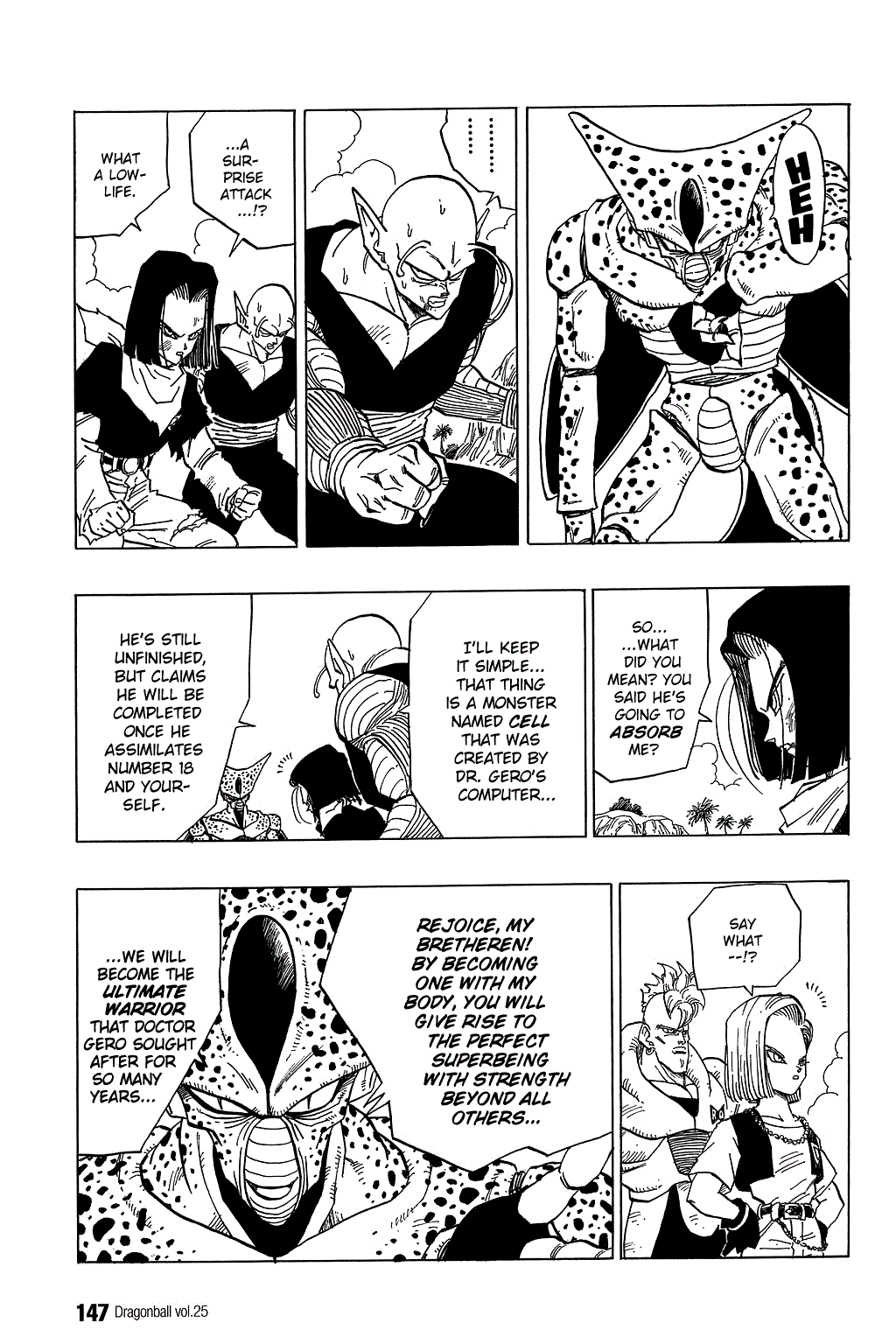 Dragon Ball Chapter 369 page 12 - Chapter 369: Cell vs. the Androids