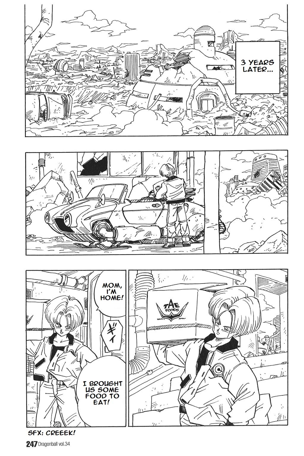 Dragon Ball Chapter 385.5 page 14 - Vol.33: Trunks the Story –A Lone Warrior–