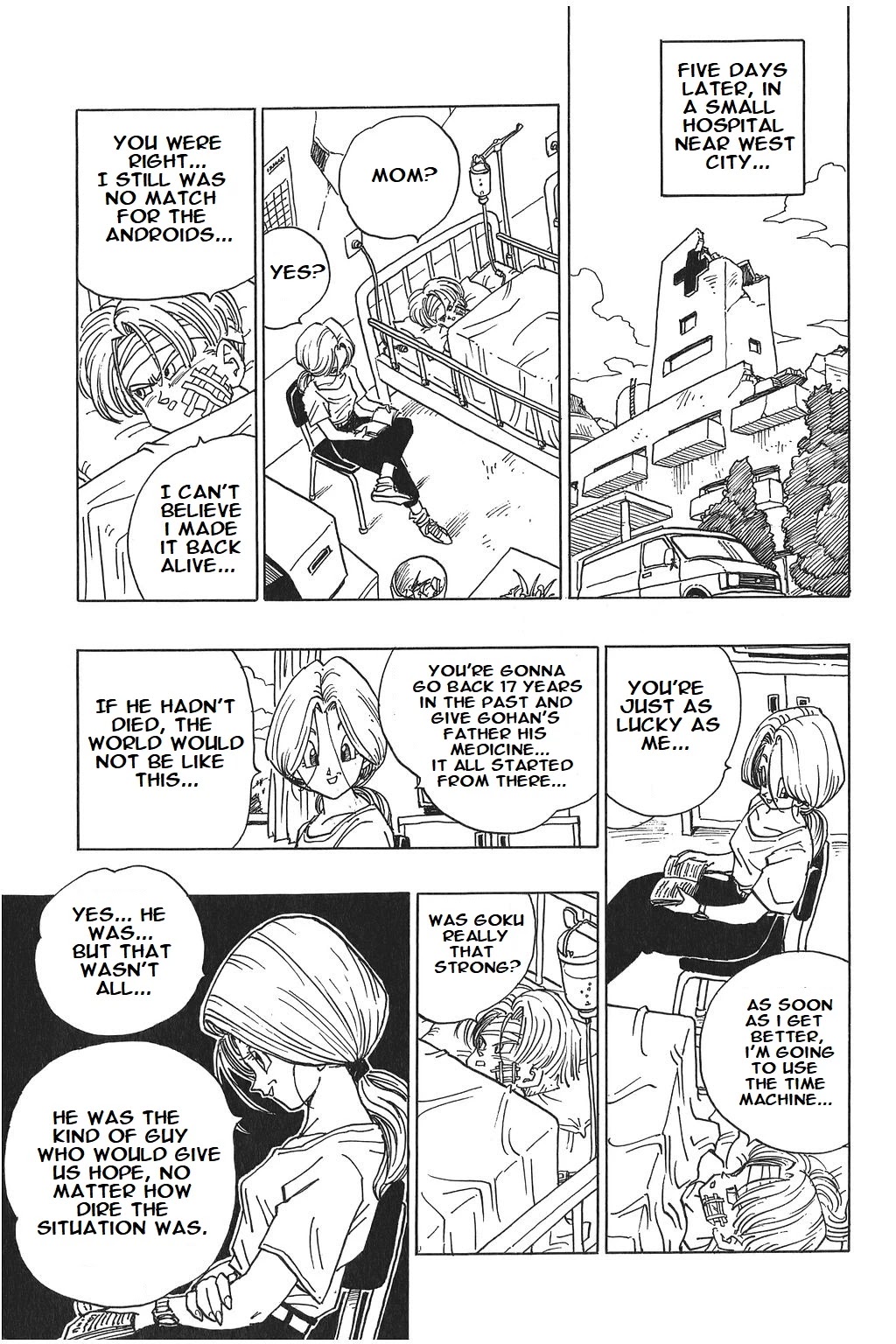 Dragon Ball Chapter 385.5 page 18 - Vol.33: Trunks the Story –A Lone Warrior–