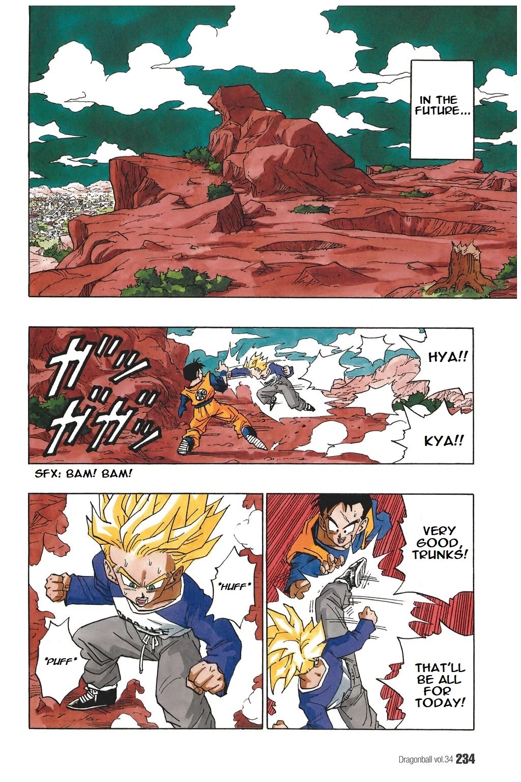 Dragon Ball Chapter 385.5 page 2 - Vol.33: Trunks the Story –A Lone Warrior–