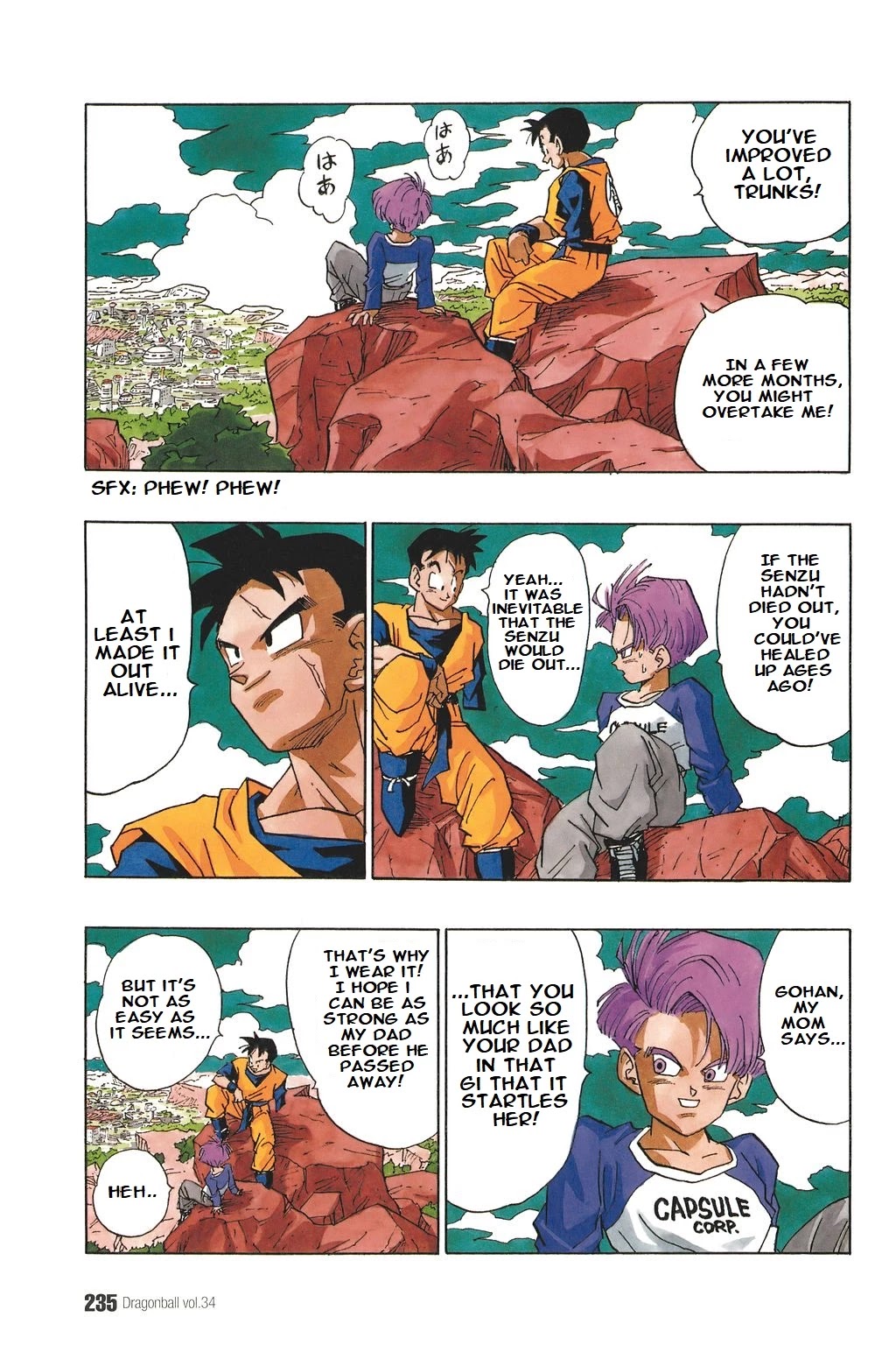 Dragon Ball Chapter 385.5 page 3 - Vol.33: Trunks the Story –A Lone Warrior–
