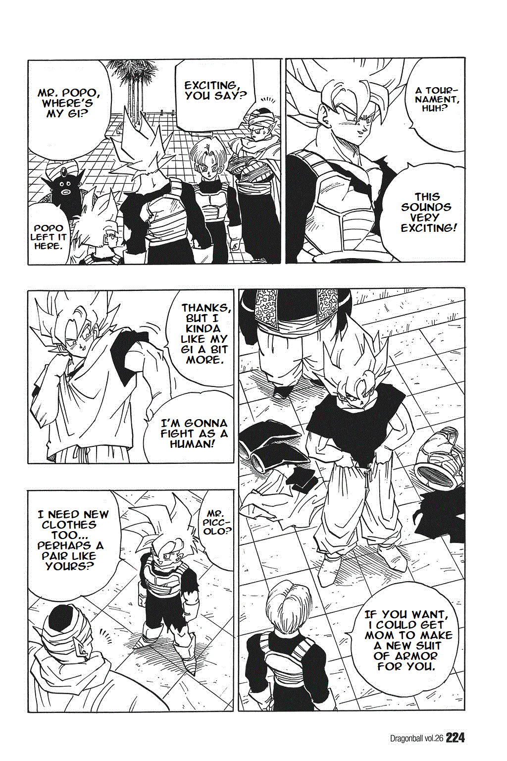 Dragon Ball Chapter 390 page 8 - Chapter 390: Goku and Gohan Emerge