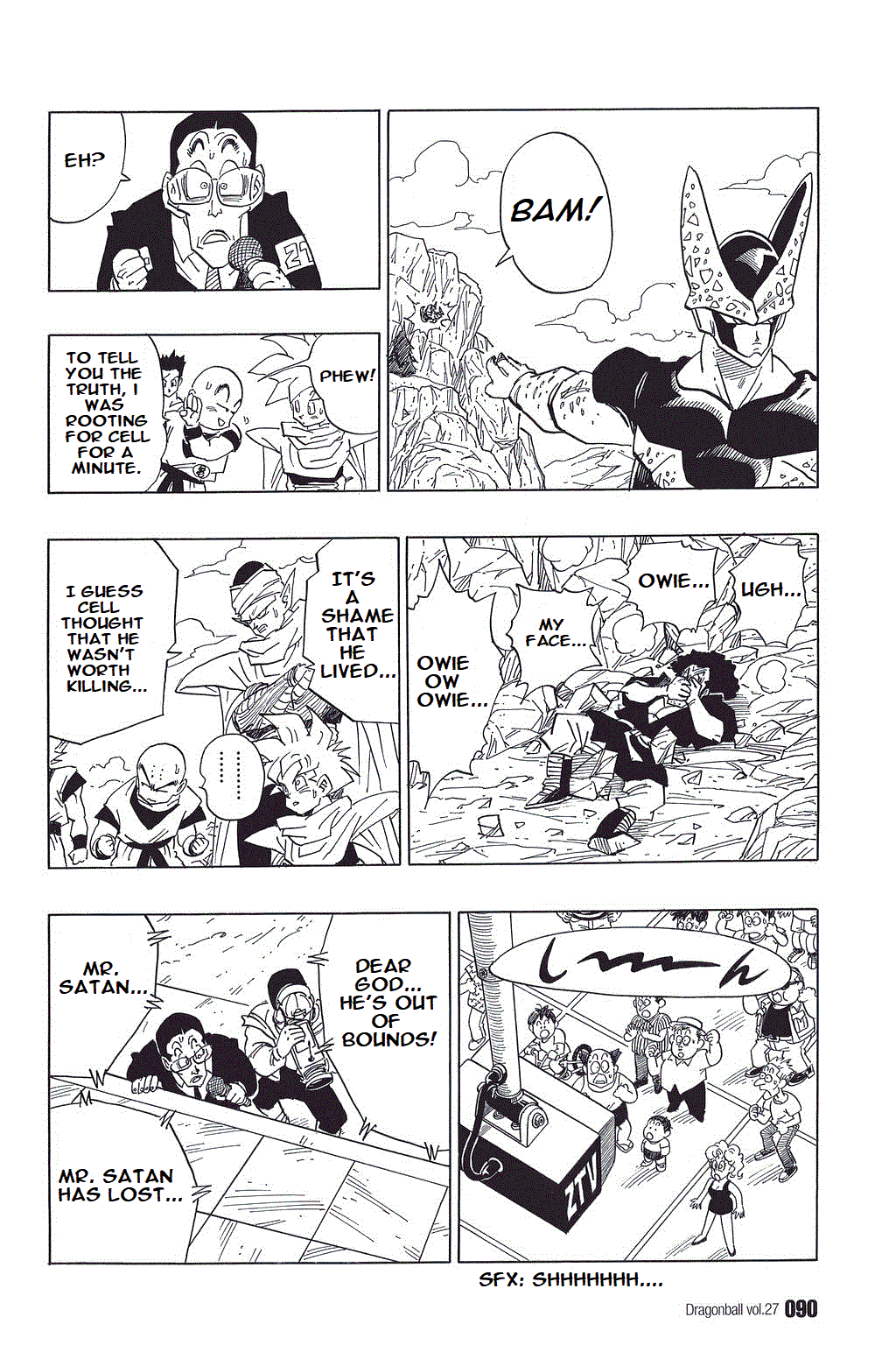 Dragon Ball Chapter 396 page 14 - Chapter 396: The Cell Games' Dead Weight!?